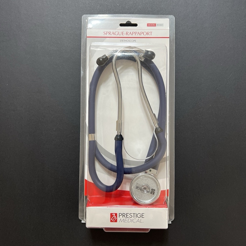 Prestige Medical Clinical Lite‎ Stethoscope Model # S122 Color Navy New